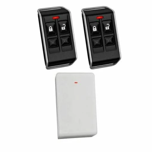 Bosch 6000 Remote Control Kit, Wireless Receiver + 2 Remotes With 4 Buttons (Plastic Radion) -Security Accessories -Detectors and Brackets Shop bosch 6000 remote control kit wireless receiver 2 remotes with 4 buttons plastic radion 1 650x650
