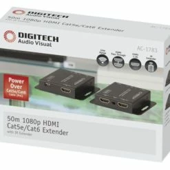 Digitech HDMI Cat5e/Cat6 Extender With Infrared 70m 1080p, AC1785