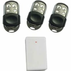Bosch 3000 Premium Remote Control Kit, Wireless Receiver Radion+ 3 Remotes With 4 Buttons Stainless Steel
