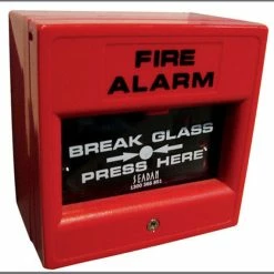 KAC Red Breakglass, Manual Call Point, Fire Emergency SP, SU0631/SU0632