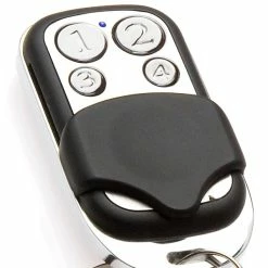 Standalone Wireless Receiver 4 Channel With 2 X 4 Button Remotes, HCR-15 -Security Accessories -Detectors and Brackets Shop keyfob close up 600x684