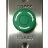 Smart Twist To Exit Green REX Button, WEL2201G